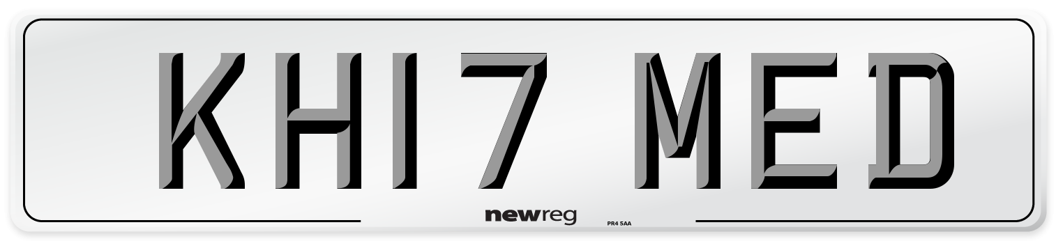 KH17 MED Number Plate from New Reg